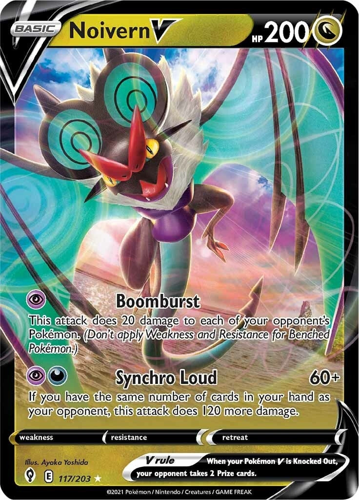 Image for Noivern V (117/203) (SWSH07) - Pokemon