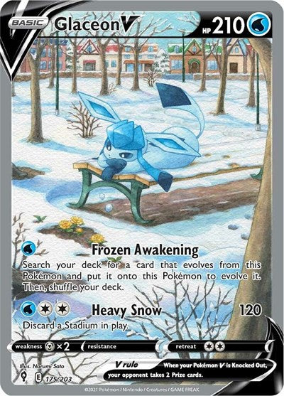 Glaceon V (Alternate Full Art) - 175/203