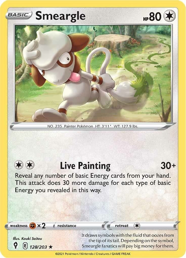 Smeargle (128/203) (SWSH07: Evolving Skies)