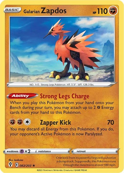 Galarian Zapdos - 082/203