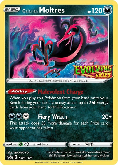 Image for Galarian Moltres - SWSH125 (Prerelease) (SWSH125) (SWSH: Sword & Shield Promo Cards) - Pokemon