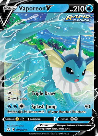 Image for Vaporeon V - SWSH150 (SWSH150) (SWSD) - Pokemon