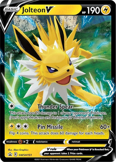 Image for Jolteon V - SWSH151 (SWSH151) (SWSD) - Pokemon