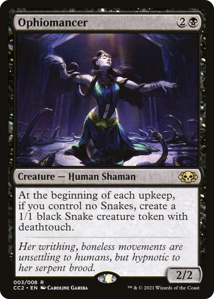 Image for Ophiomancer (3) (Commander Collection: Black) (CC2) - Magic: The Gathering