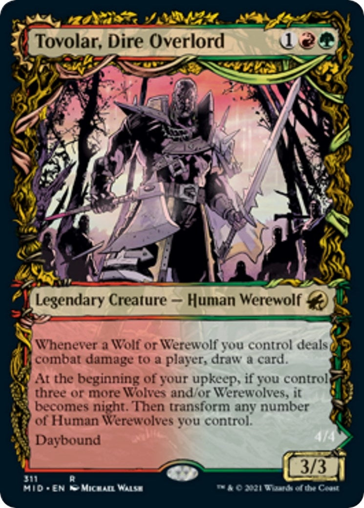 Image for Tovolar, Dire Overlord (Showcase) (311) (MID) - Magic: The Gathering
