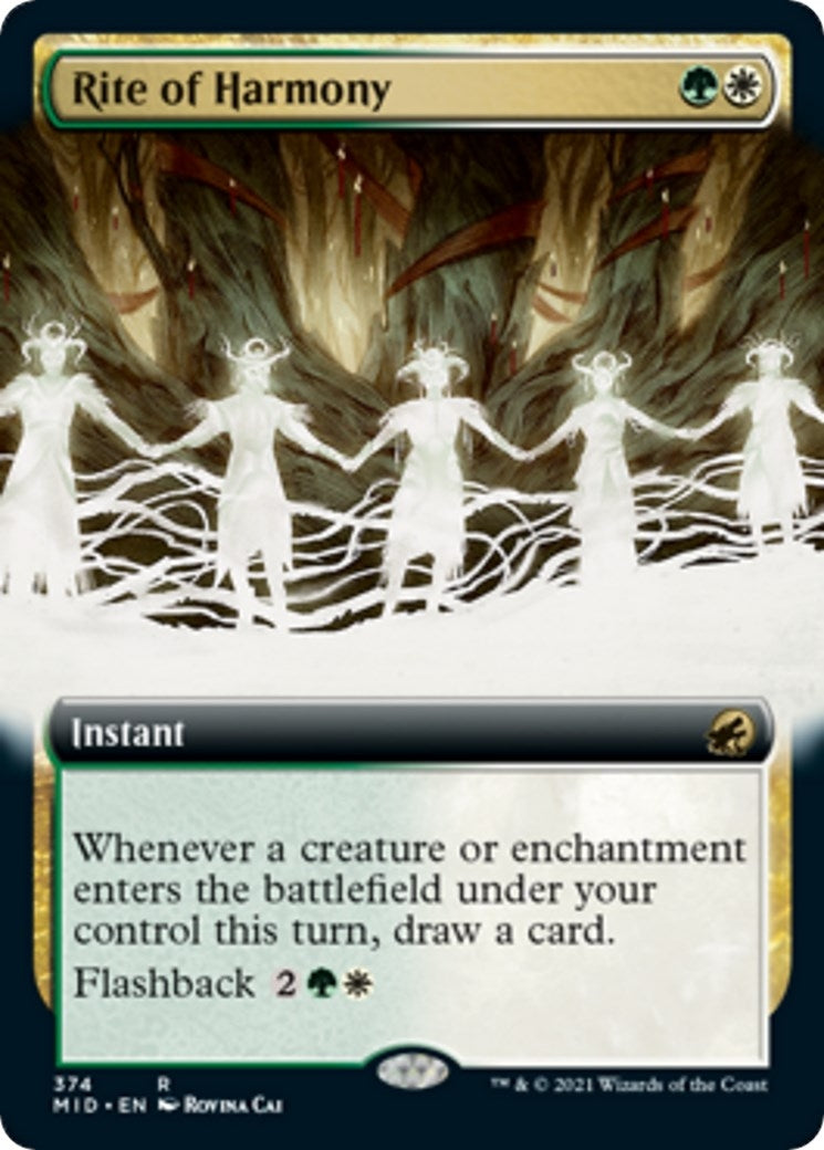 Image for Rite of Harmony (Extended Art) (374) (MID) - Magic: The Gathering