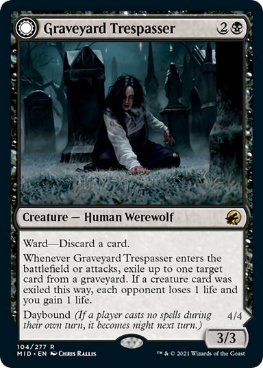 Image for Graveyard Trespasser (104) (MID) - Magic: The Gathering