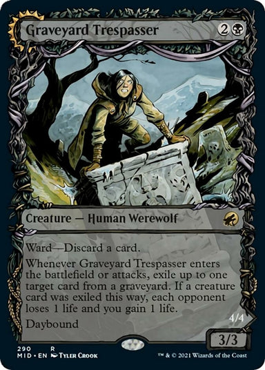 Image for Graveyard Trespasser (Showcase) (290) (MID) - Magic: The Gathering