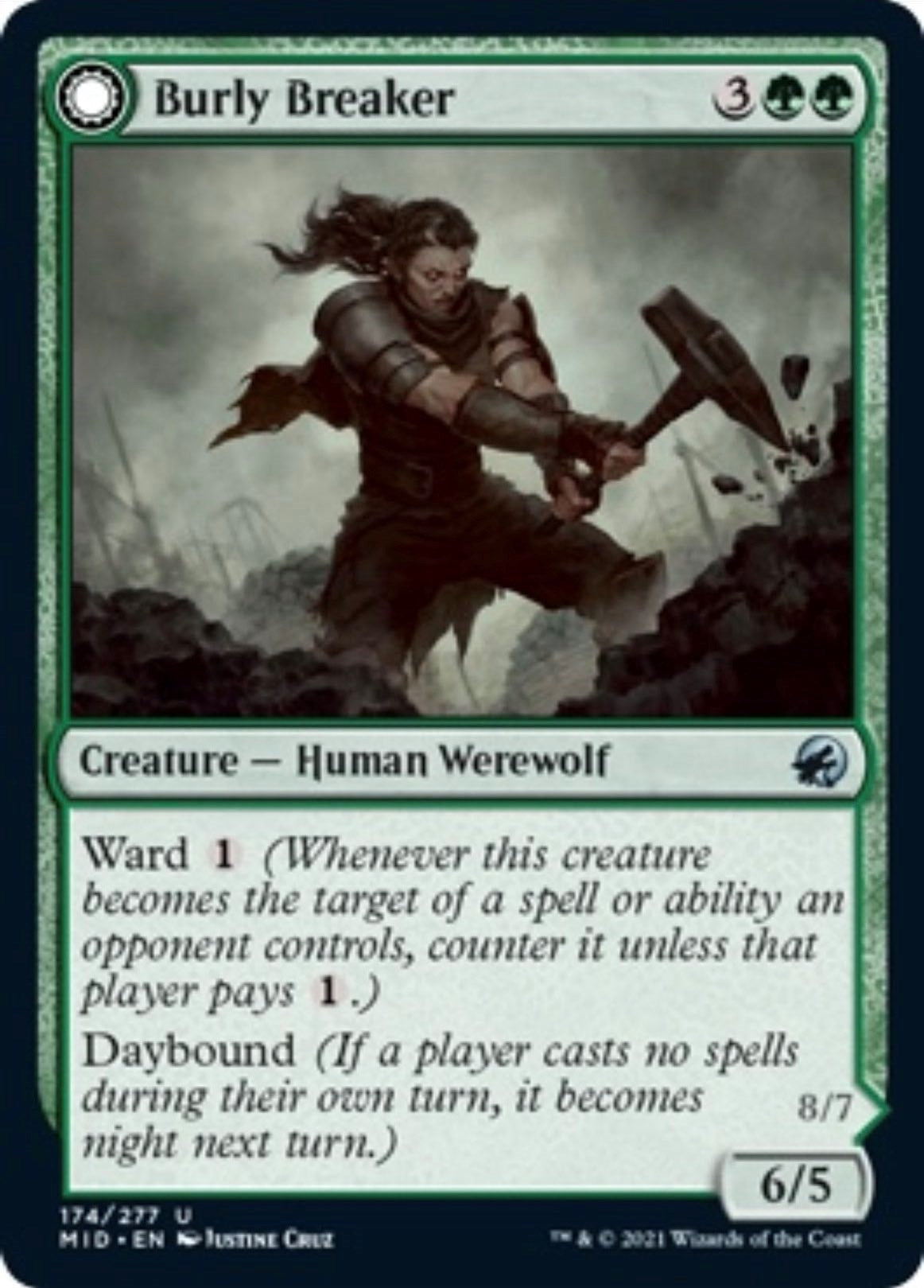 Image for Burly Breaker (174) (MID) - Magic: The Gathering
