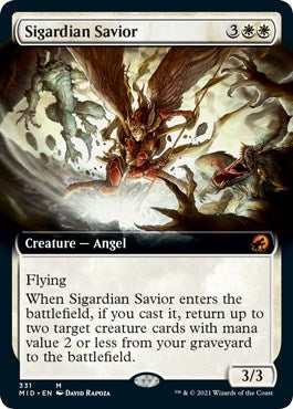 Image for Sigardian Savior (Extended Art) (331) (MID) - Magic: The Gathering
