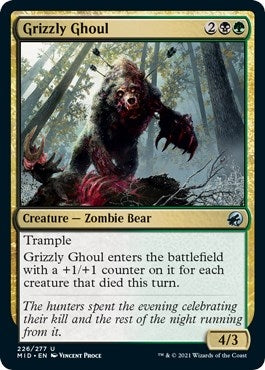 Image for Grizzly Ghoul (226) (MID) - Magic: The Gathering