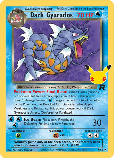 Image for Dark Gyarados (8/82) - Pokemon
