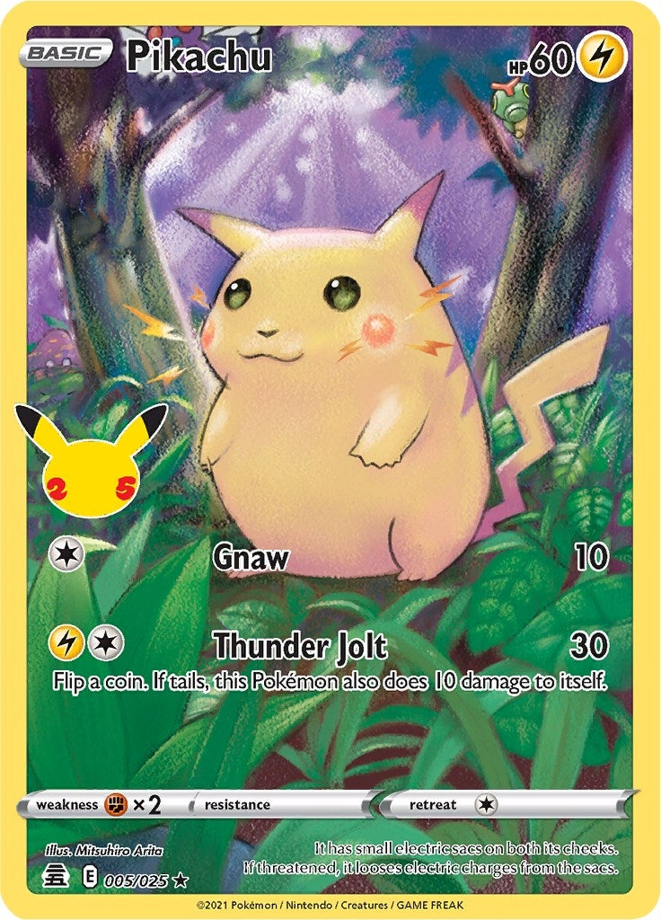 Image for Pikachu (005/025) - Pokemon