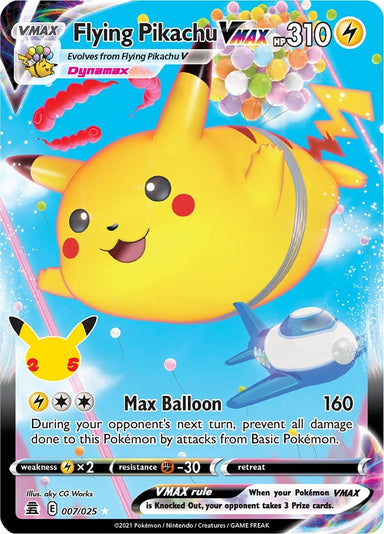 Image for Flying Pikachu VMAX (007/025) - Pokemon