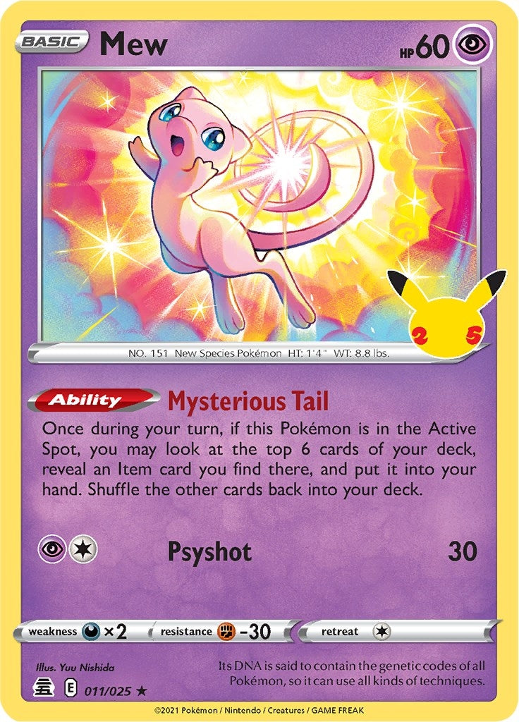 Image for Mew (011/025) - Pokemon