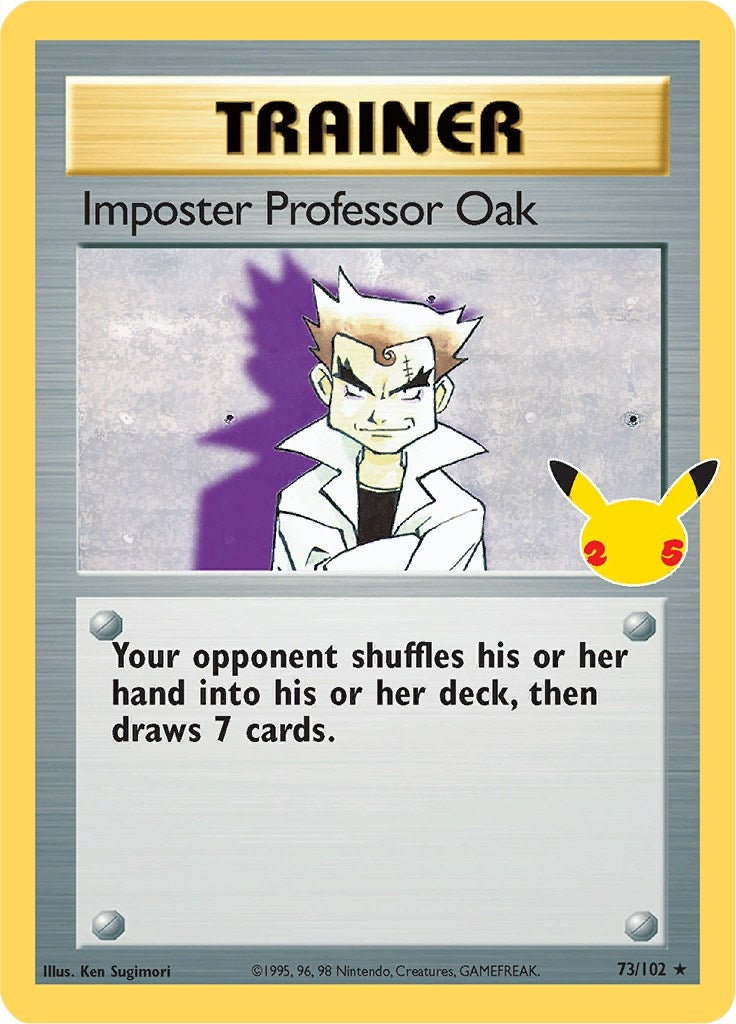 Image for Imposter Professor Oak (73/102) - Pokemon