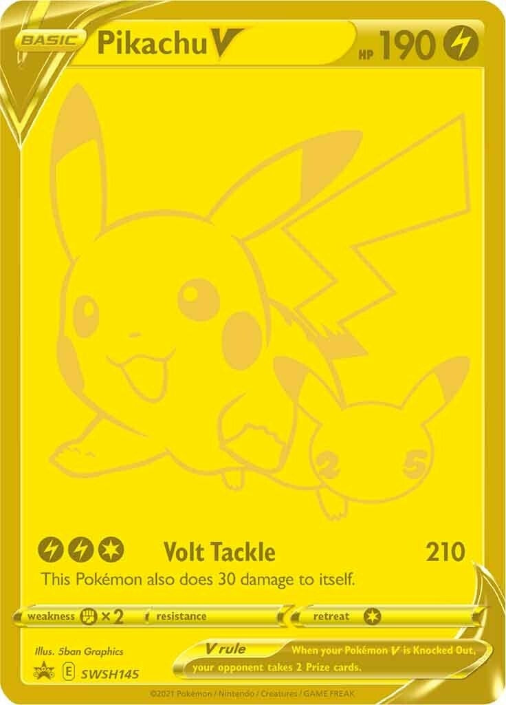 Image for Pikachu V - SWSH145 (SWSH145) (SWSH: Sword & Shield Promo Cards) - Pokemon
