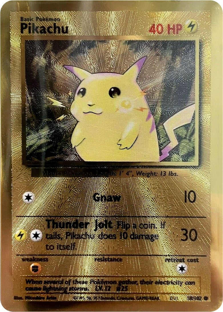 Pikachu - 58/102 (Celebrations Metal Card) (058/102) (Miscellaneous Cards & Products)