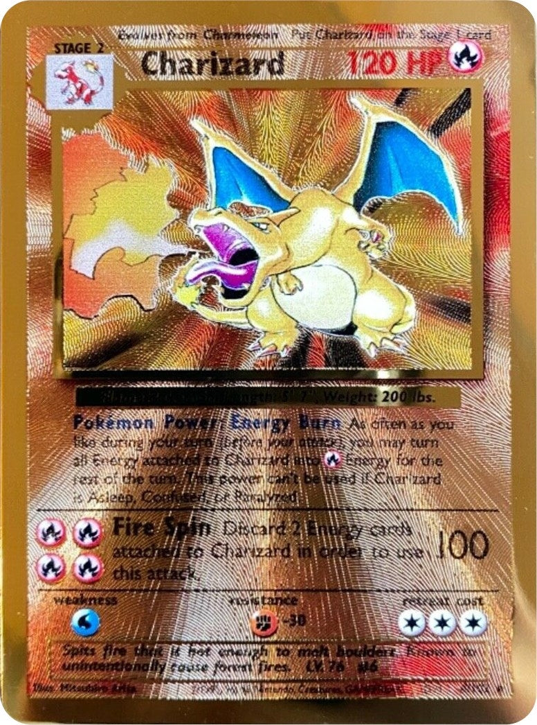 Charizard (Celebrations Metal Card) (004/102) (Miscellaneous Cards & Products)