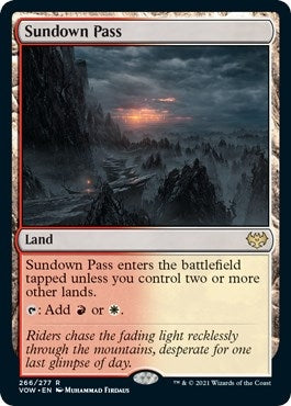 Image for Sundown Pass (266) (Innistrad: Crimson Vow) (VOW) - Magic: The Gathering