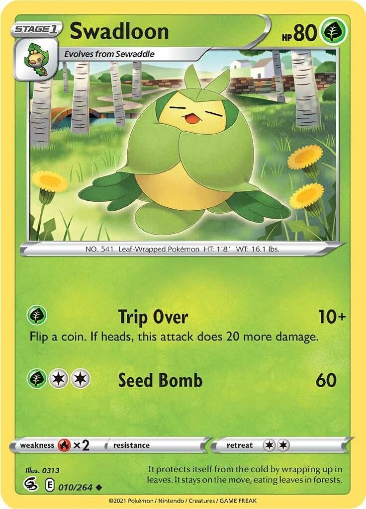 Image for Swadloon (010/264) - Pokemon