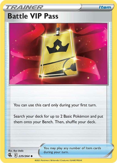Image for Battle VIP Pass (225/264) - Pokemon