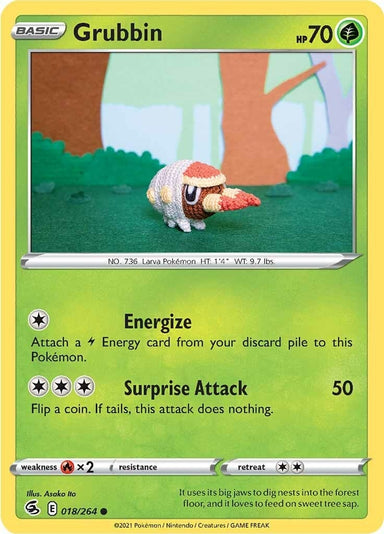Image for Grubbin (018/264) - Pokemon
