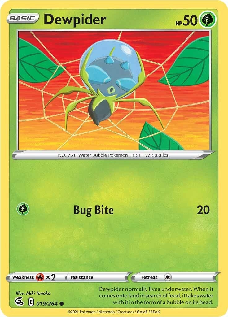Image for Dewpider (019/264) - Pokemon