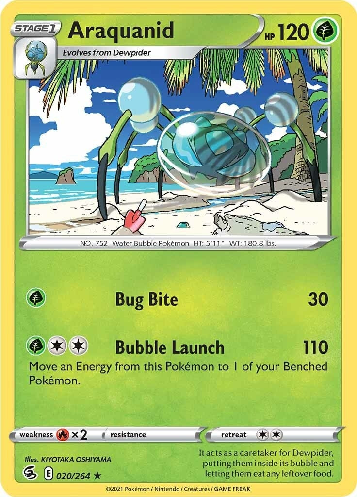 Image for Araquanid (020/264) - Pokemon