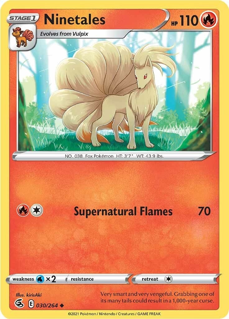 Image for Ninetales (30) (030/264) - Pokemon