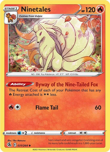 Image for Ninetales (31) (031/264) - Pokemon