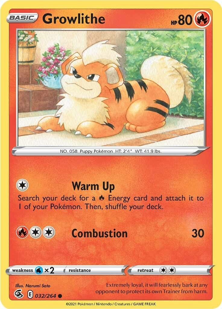 Image for Growlithe (032/264) - Pokemon