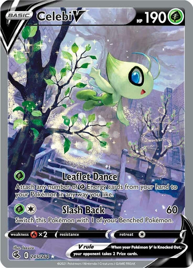 Image for Celebi V (Alternate Full Art) (245/264) - Pokemon
