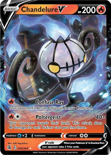 Image for Chandelure V (039/264) - Pokemon