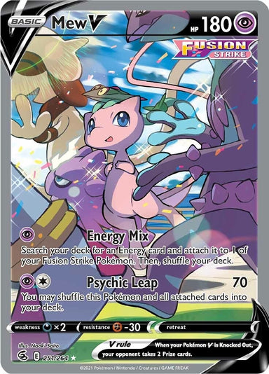 Image for Mew V (Alternate Full Art) (251/264) - Pokemon