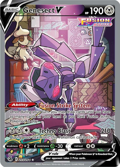 Image for Genesect V (Alternate Full Art) (255/264) - Pokemon