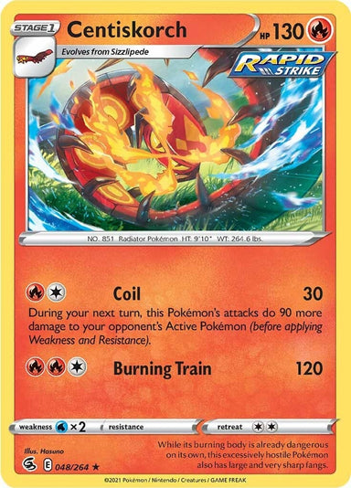 Image for Centiskorch (48) (048/264) - Pokemon