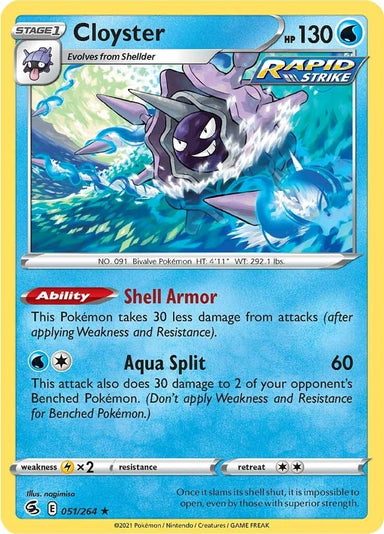 Image for Cloyster (051/264) - Pokemon