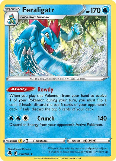 Image for Feraligatr (057/264) - Pokemon
