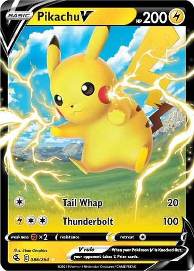 Image for Pikachu V (086/264) - Pokemon