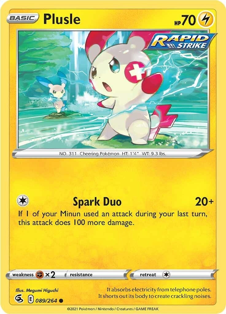 Image for Plusle (089/264) - Pokemon