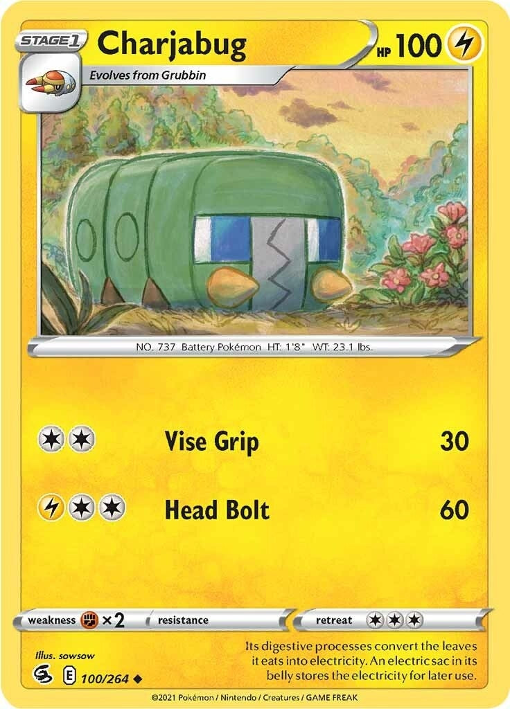Image for Charjabug (100/264) - Pokemon