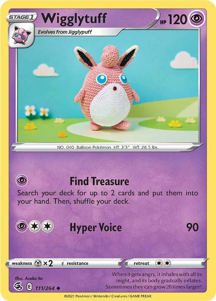 Image for Wigglytuff (111/264) - Pokemon