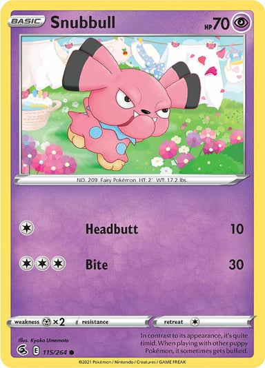 Image for Snubbull (115/264) - Pokemon