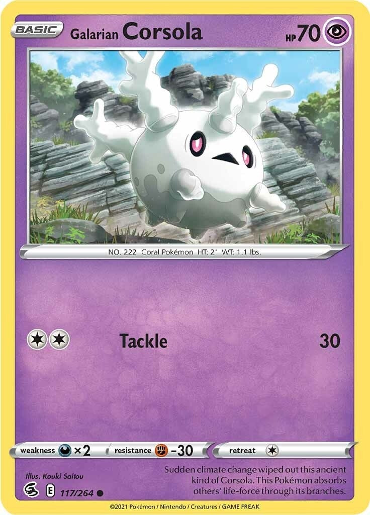 Image for Galarian Corsola (117/264) - Pokemon