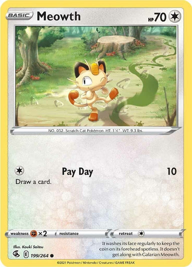 Image for Meowth (199/264) - Pokemon