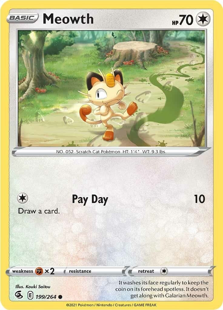Image for Meowth (199/264) - Pokemon