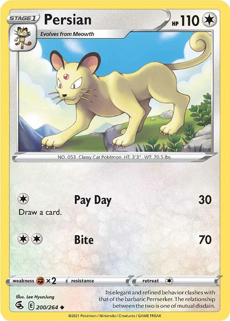 Image for Persian (200/264) - Pokemon