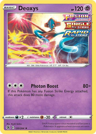Image for Deoxys (120/264) - Pokemon
