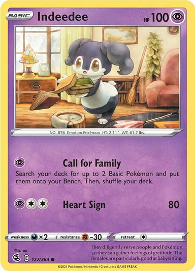 Image for Indeedee (127/264) - Pokemon
